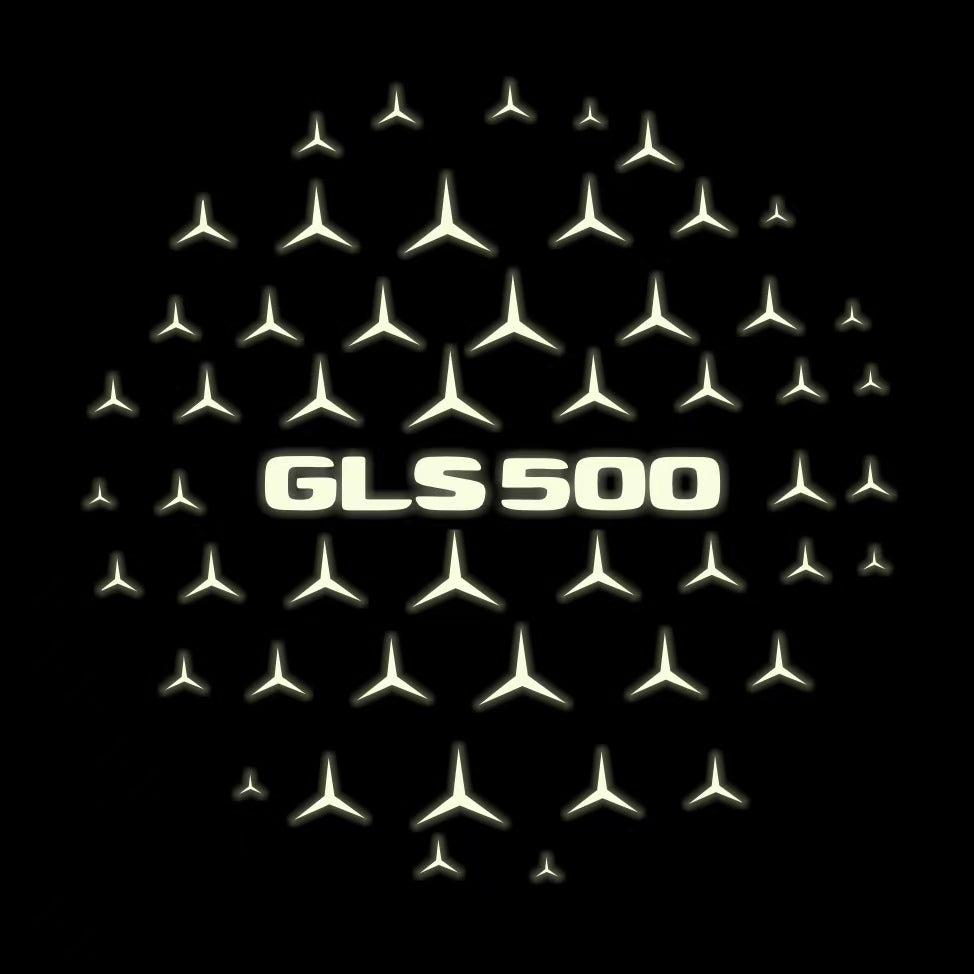 MERCEDES BENZ GLS 500 LOGO PROJECTOR LIGHTS  (quantity 1 = 1 sets/2 door lights)Nr.03f042