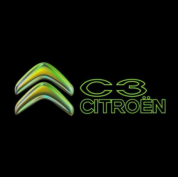 CITROËN C3   LOGO PROJECTOT LIGHTS (quantity 1 = 1 sets/2 door lights) Nr.6024q0t0153
