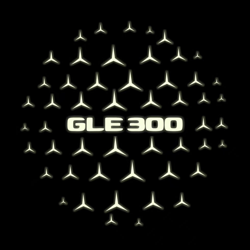 MERCEDES BENZ GLE 300 LOGO PROJECTOR LIGHTS  (quantity 1 = 1 sets/2 door lights)Nr.03f045