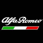 Alfa Romeo LOGO PROJECTOR LIGHTS Nr.04 (الكمية 1 = 2 شعار فيلم / 2 باب)