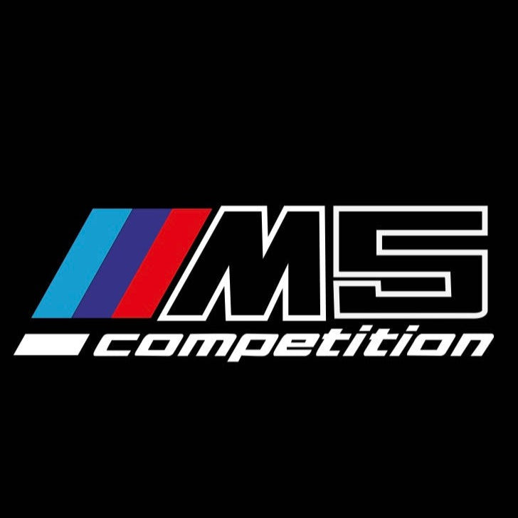 BMW M5 LOGO PROJECTOT LIGHTS Nr.23 (الكمية 1 = 1 مجموعة / 2 أضواء باب)