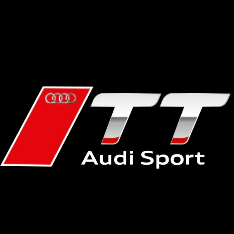 AUDI LOGO PROJECTOT LIGHTS Nr.120 (الكمية 1 = 2 Logo Films /2 أضواء الباب)