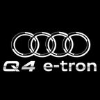 AUDI LOGO PROJECTOT LIGHTS Nr.120 (الكمية 1 = 2 Logo Films /2 أضواء الباب)