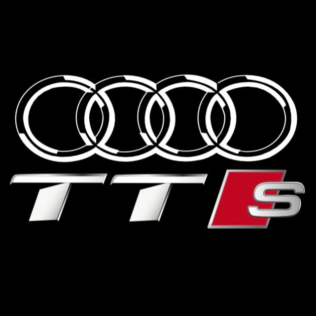 AUDI LOGO PROJECTOT LIGHTS Nr.120 (الكمية 1 = 2 Logo Films /2 أضواء الباب)
