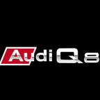AUDI LOGO PROJECTOT LIGHTS Nr.120 (الكمية 1 = 2 Logo Films /2 أضواء الباب)