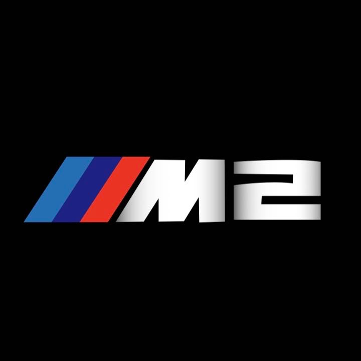 BMW M3 LOGO PROJECTOR LIGHTS Nr.24 (الكمية 1 = 1 مجموعة / 2 أضواء باب)