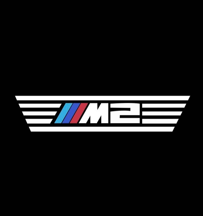 BMW M3 LOGO PROJECTOR LIGHTS Nr.24 (الكمية 1 = 1 مجموعة / 2 أضواء باب)