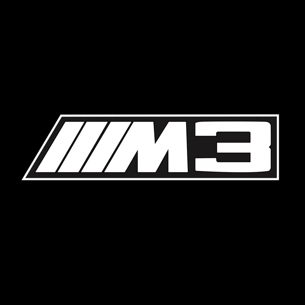 BMW M3 LOGO PROJECTOR LIGHTS Nr.24 (الكمية 1 = 1 مجموعة / 2 أضواء باب)