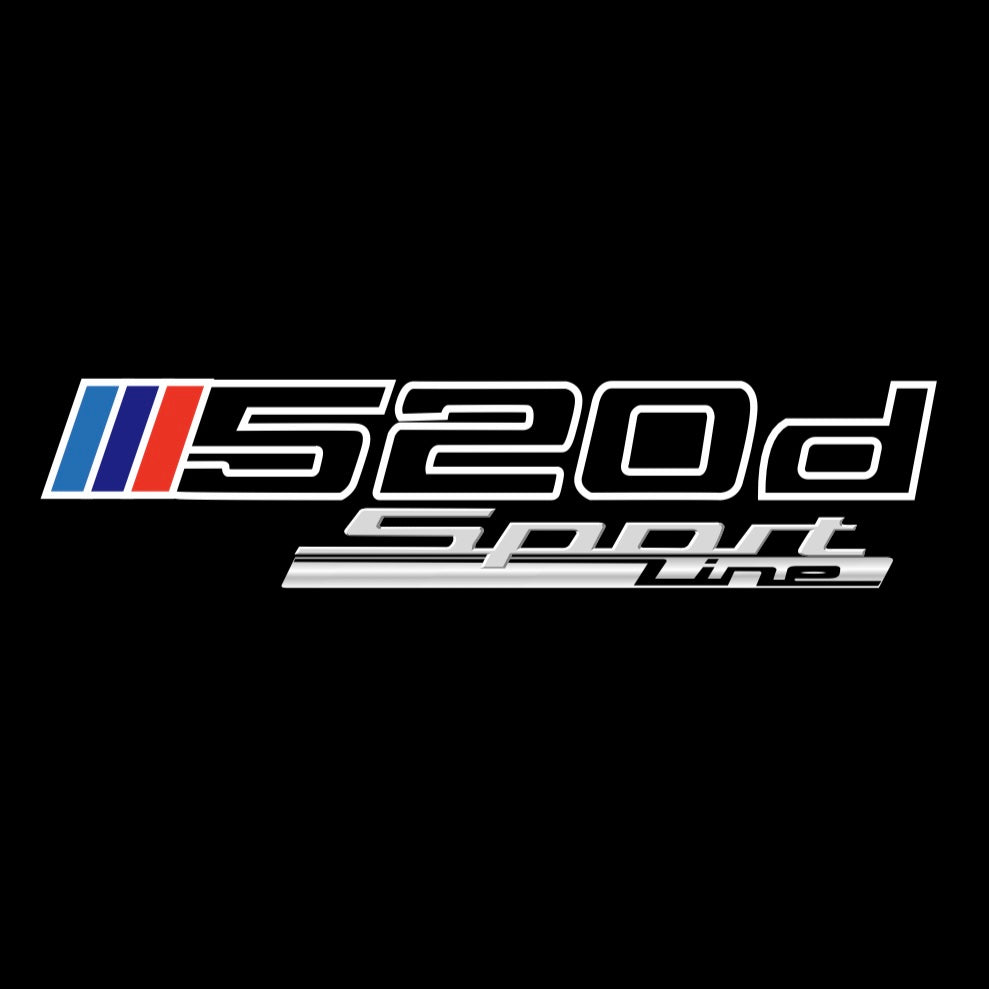 BMW M3 LOGO PROJECTOR LIGHTS Nr.24 (الكمية 1 = 1 مجموعة / 2 أضواء باب)