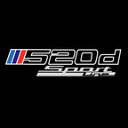BMW M3 LOGO PROJECTOR LIGHTS Nr.24 (الكمية 1 = 1 مجموعة / 2 أضواء باب)