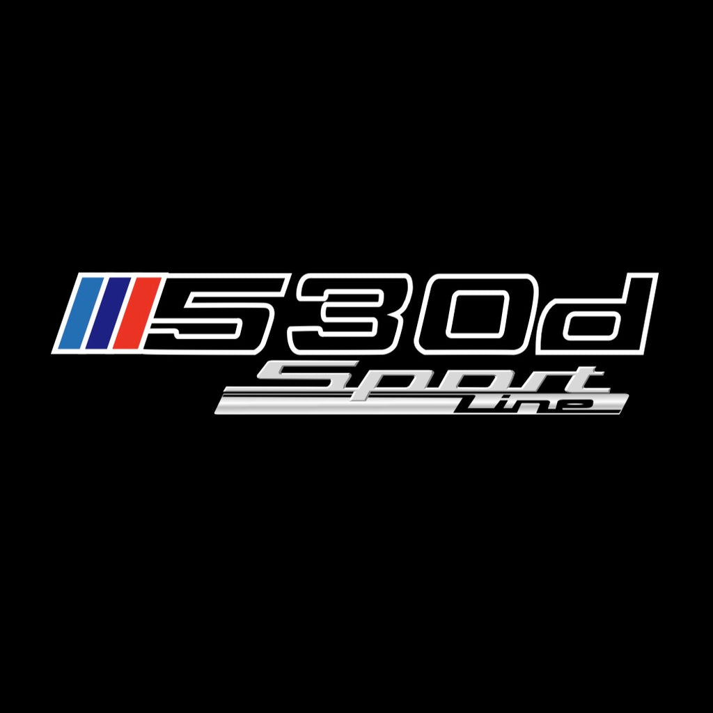 BMW M3 LOGO PROJECTOR LIGHTS Nr.24 (الكمية 1 = 1 مجموعة / 2 أضواء باب)