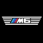 BMW M3 LOGO PROJECTOR LIGHTS Nr.24 (الكمية 1 = 1 مجموعة / 2 أضواء باب)