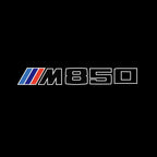 BMW M3 LOGO PROJECTOR LIGHTS Nr.24 (الكمية 1 = 1 مجموعة / 2 أضواء باب)