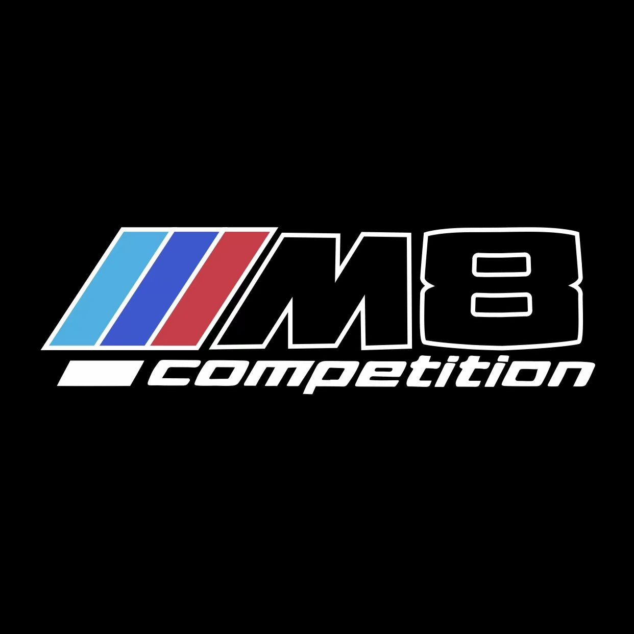 BMW M3 LOGO PROJECTOR LIGHTS Nr.24 (الكمية 1 = 1 مجموعة / 2 أضواء باب)