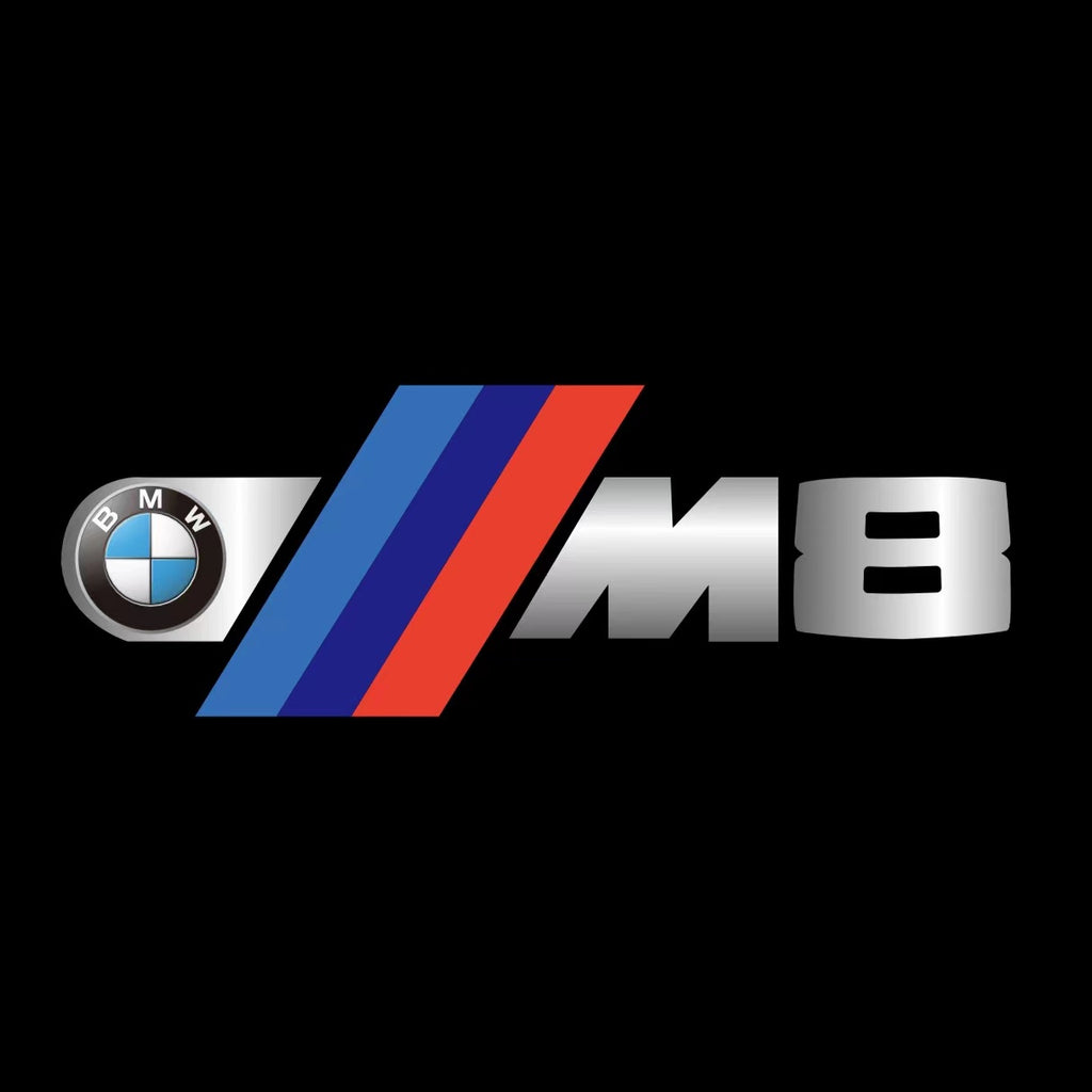 BMW M3 LOGO PROJECTOR LIGHTS Nr.24 (الكمية 1 = 1 مجموعة / 2 أضواء باب)