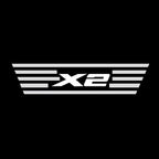 BMW M3 LOGO PROJECTOR LIGHTS Nr.24 (الكمية 1 = 1 مجموعة / 2 أضواء باب)