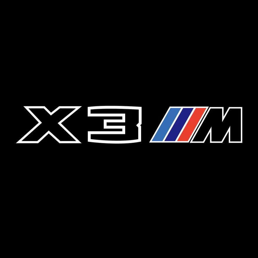 BMW M3 LOGO PROJECTOR LIGHTS Nr.24 (الكمية 1 = 1 مجموعة / 2 أضواء باب)