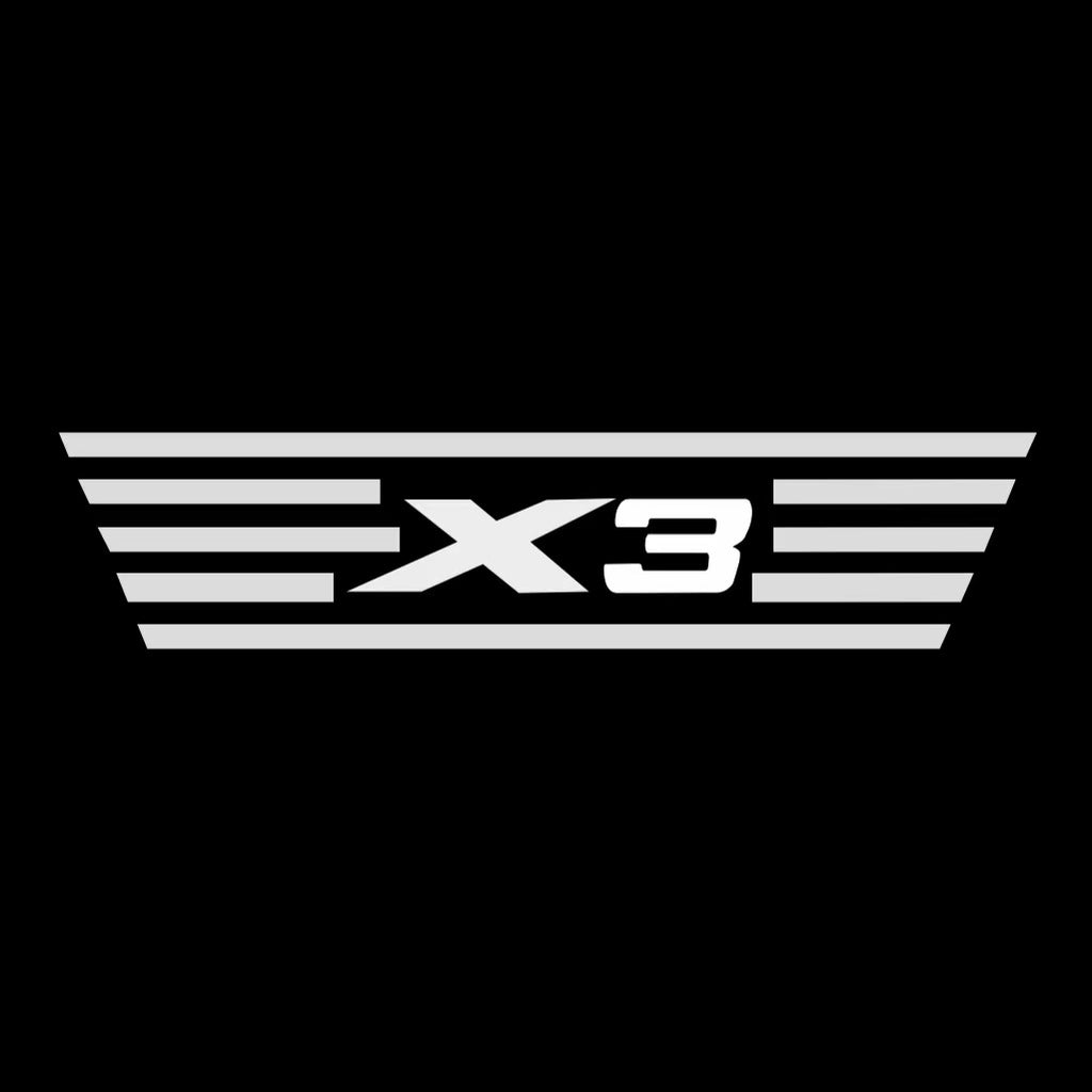 BMW M3 LOGO PROJECTOR LIGHTS Nr.24 (الكمية 1 = 1 مجموعة / 2 أضواء باب)