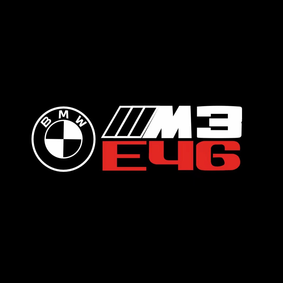 BMW M3 LOGO PROJECTOR LIGHTS Nr.24 (الكمية 1 = 1 مجموعة / 2 أضواء باب)
