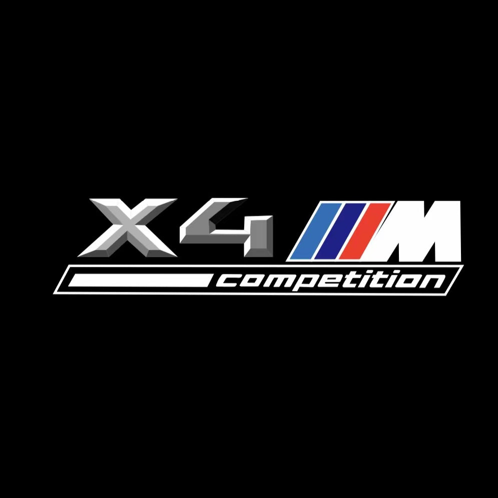 BMW M3 LOGO PROJECTOR LIGHTS Nr.24 (الكمية 1 = 1 مجموعة / 2 أضواء باب)