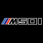 BMW M3 LOGO PROJECTOR LIGHTS Nr.24 (الكمية 1 = 1 مجموعة / 2 أضواء باب)