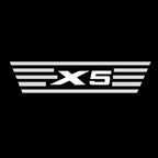 BMW M3 LOGO PROJECTOR LIGHTS Nr.24 (الكمية 1 = 1 مجموعة / 2 أضواء باب)