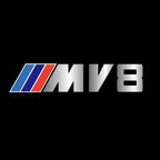 BMW M3 LOGO PROJECTOR LIGHTS Nr.24 (الكمية 1 = 1 مجموعة / 2 أضواء باب)