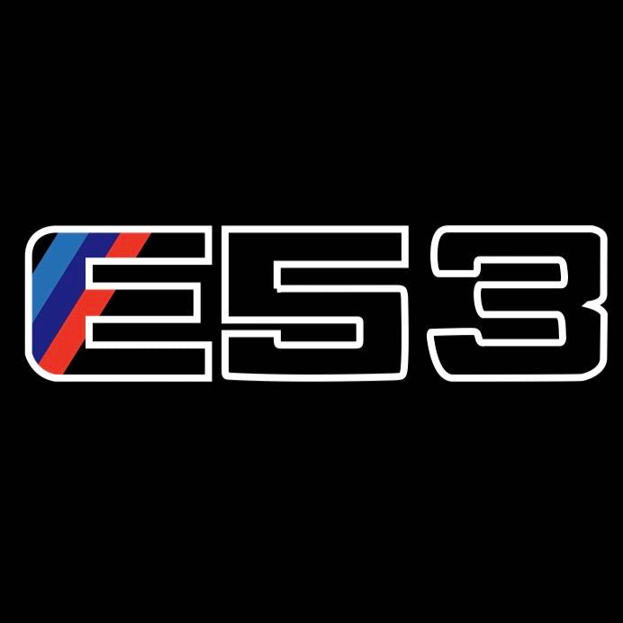 BMW M3 LOGO PROJECTOR LIGHTS Nr.24 (الكمية 1 = 1 مجموعة / 2 أضواء باب)