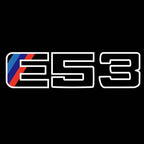 BMW M3 LOGO PROJECTOR LIGHTS Nr.24 (الكمية 1 = 1 مجموعة / 2 أضواء باب)