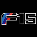 BMW M3 LOGO PROJECTOR LIGHTS Nr.24 (الكمية 1 = 1 مجموعة / 2 أضواء باب)