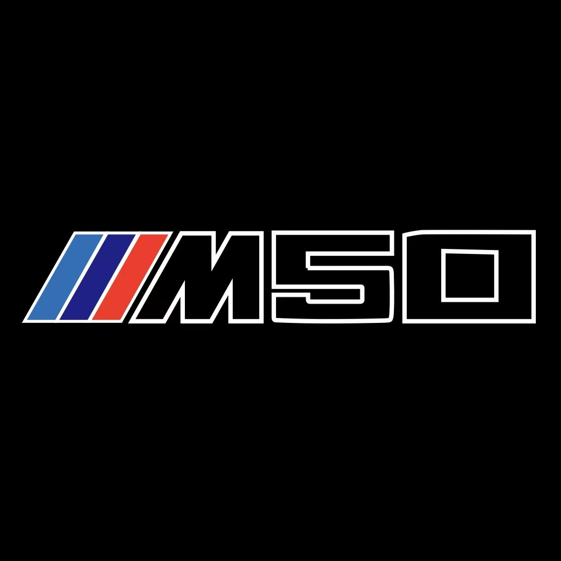 BMW M3 LOGO PROJECTOR LIGHTS Nr.24 (الكمية 1 = 1 مجموعة / 2 أضواء باب)
