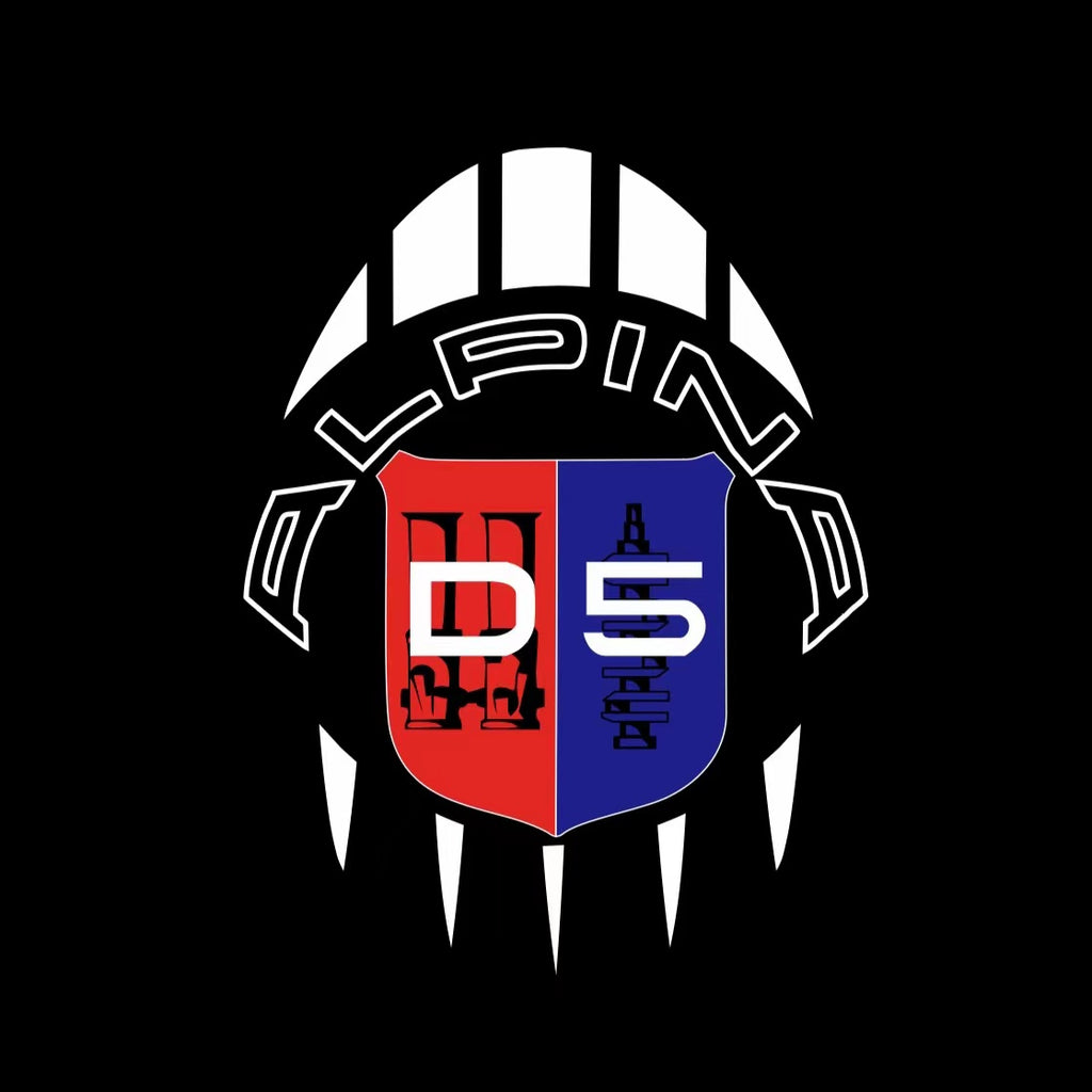 ALPINA D5 LOGO PROJECTOT LIGHTS  (quantity 1 = 1 sets/2 door lights) Nr.07A19