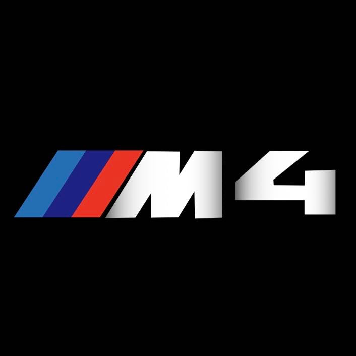 BMW M3 LOGO PROJECTOR LIGHTS Nr.24 (الكمية 1 = 1 مجموعة / 2 أضواء باب)