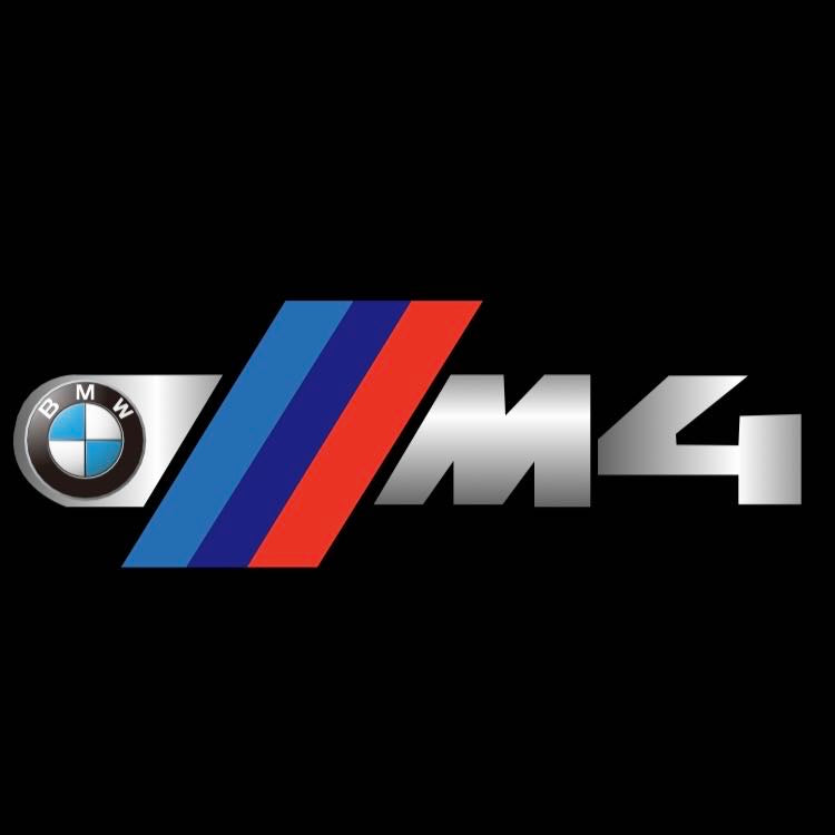 BMW M3 LOGO PROJECTOR LIGHTS Nr.24 (الكمية 1 = 1 مجموعة / 2 أضواء باب)
