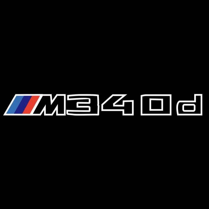 BMW M3 LOGO PROJECTOR LIGHTS Nr.24 (الكمية 1 = 1 مجموعة / 2 أضواء باب)