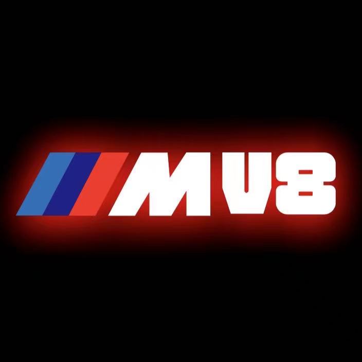 BMW M3 LOGO PROJECTOR LIGHTS Nr.24 (الكمية 1 = 1 مجموعة / 2 أضواء باب)
