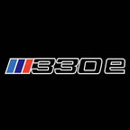 BMW M3 LOGO PROJECTOR LIGHTS Nr.24 (الكمية 1 = 1 مجموعة / 2 أضواء باب)