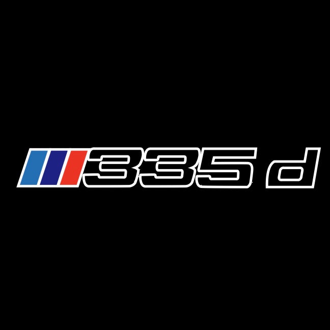 BMW M3 LOGO PROJECTOR LIGHTS Nr.24 (الكمية 1 = 1 مجموعة / 2 أضواء باب)