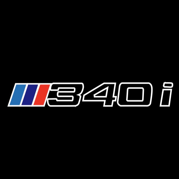 BMW M3 LOGO PROJECTOR LIGHTS Nr.24 (الكمية 1 = 1 مجموعة / 2 أضواء باب)