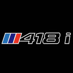 BMW M3 LOGO PROJECTOR LIGHTS Nr.24 (الكمية 1 = 1 مجموعة / 2 أضواء باب)