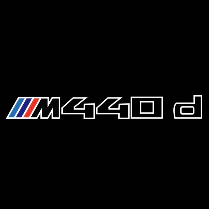 BMW M3 LOGO PROJECTOR LIGHTS Nr.24 (الكمية 1 = 1 مجموعة / 2 أضواء باب)