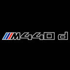 BMW M3 LOGO PROJECTOR LIGHTS Nr.24 (الكمية 1 = 1 مجموعة / 2 أضواء باب)