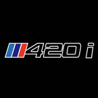 BMW M3 LOGO PROJECTOR LIGHTS Nr.24 (الكمية 1 = 1 مجموعة / 2 أضواء باب)