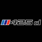 BMW M3 LOGO PROJECTOR LIGHTS Nr.24 (الكمية 1 = 1 مجموعة / 2 أضواء باب)