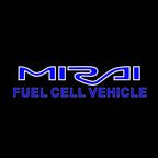 TOYOTA  MIRAI LOGO PROJECROTR LIGHTS  (quantity 1 = 1 sets/2 door lights) Nr.0G11