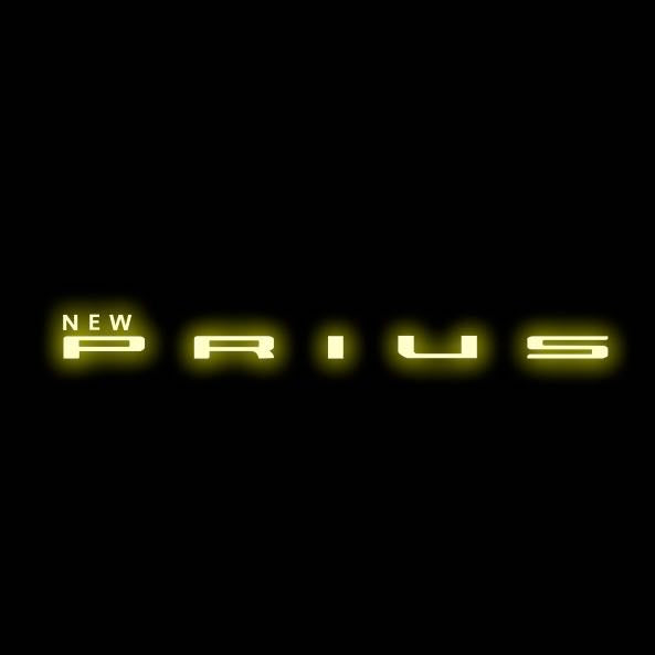 TOYOTA  PRIUS LOGO PROJECROTR LIGHTS  (quantity 1 = 1 sets/2 door lights) Nr.0G24