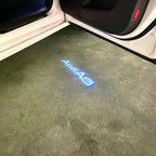 AUDI LOGO PROJECTOT LIGHTS Nr.46 (الكمية 1 = 2 Logo Films /2 أضواء الباب)