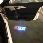 AUDI S1 LOGO PROJECTOT أضواء Nr.127 (الكمية 1 = 2 شعار الأفلام / 2 أضواء الباب)