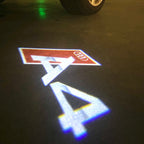 AUDI LOGO PROJECTOT LIGHTS Nr.120 (الكمية 1 = 2 Logo Films /2 أضواء الباب)