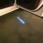 AUDI LOGO PROJECTOT LIGHTS Nr.120 (الكمية 1 = 2 Logo Films /2 أضواء الباب)